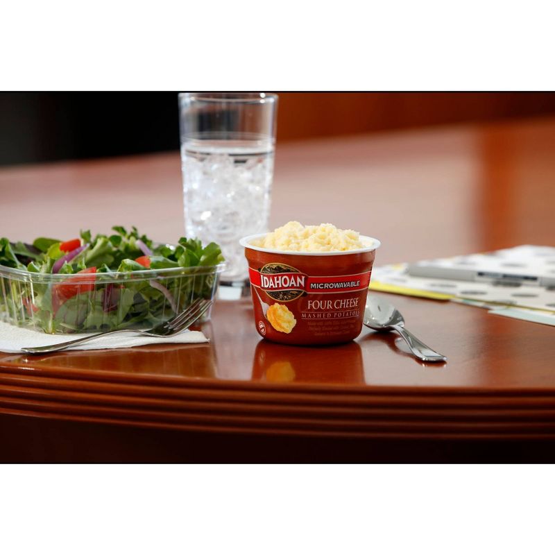 Idahoan Four Cheese Mashed Potato Cups - 6oz/4pk