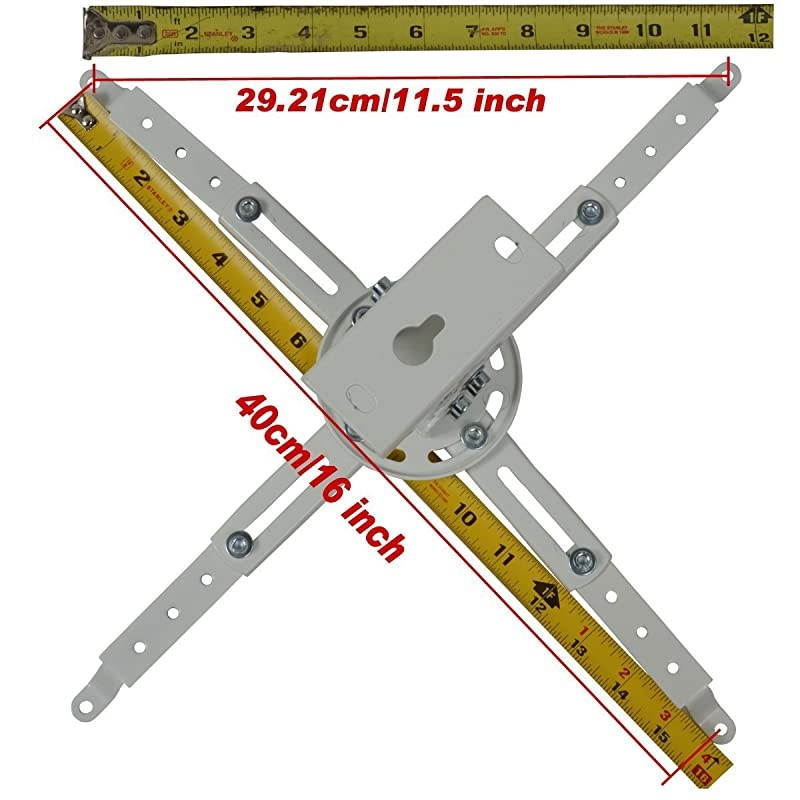 Universal LCDDLP Swivel Tilt Projector Ceiling Mount Bracket Fits Flat and Vaulted Ceiling PJ1W WU8