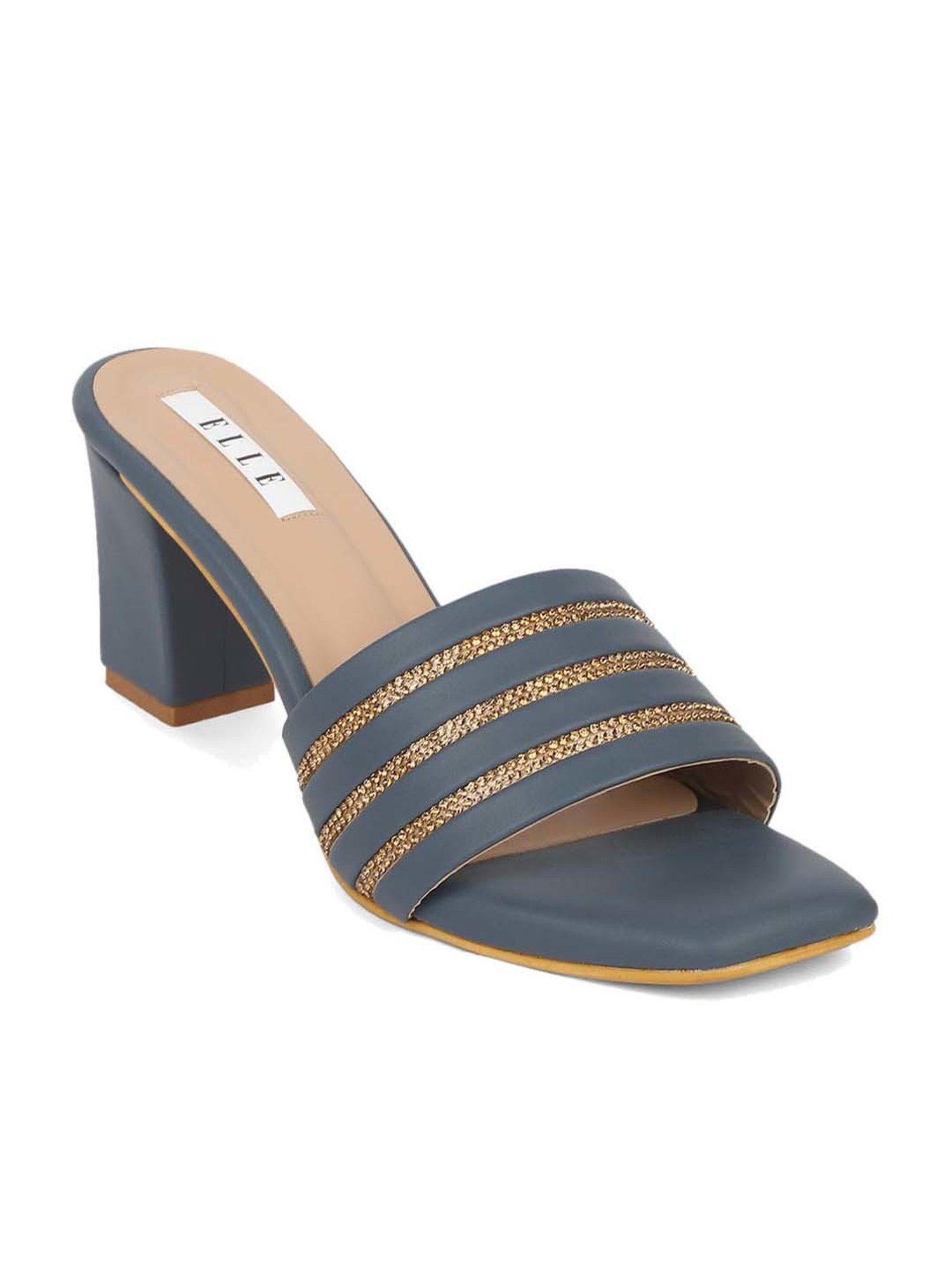 Elle Women's Navy Casual Sandals