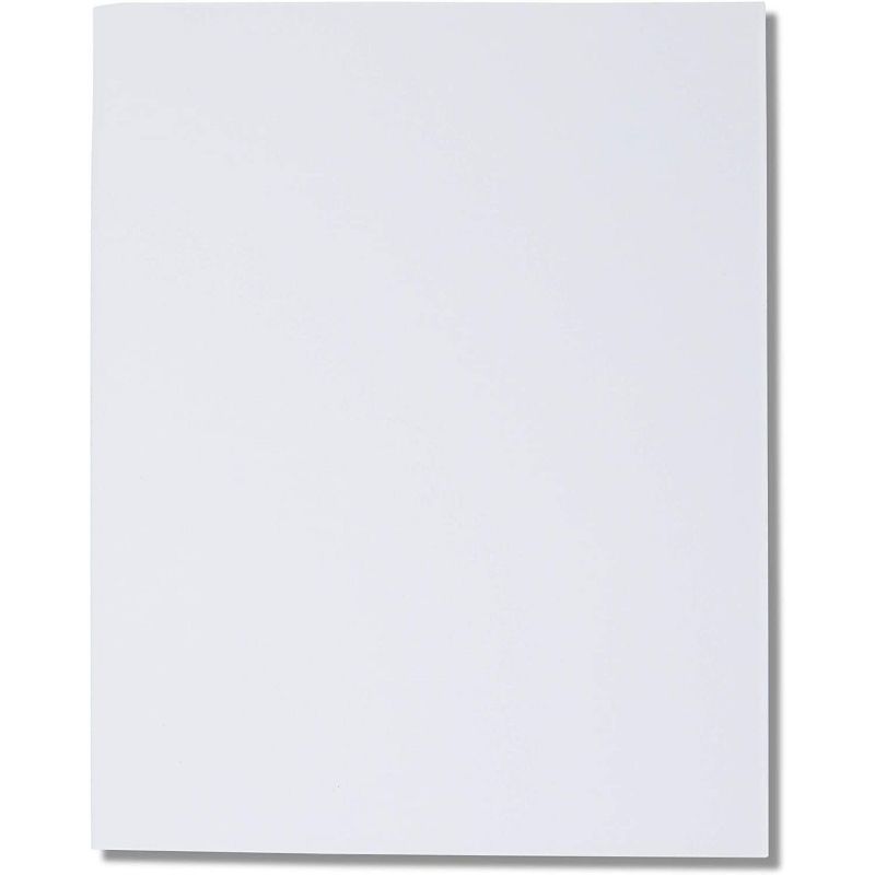 Bright Creations 12 Pack Uncut Mat Board for Picture Framing, White Photo Backing, Arts and Crafts(8 x 10 in)