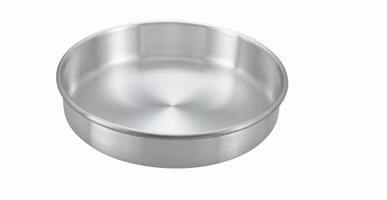 Winco ACP-092, 9x2-Inch Aluminum Layer Cake Pan