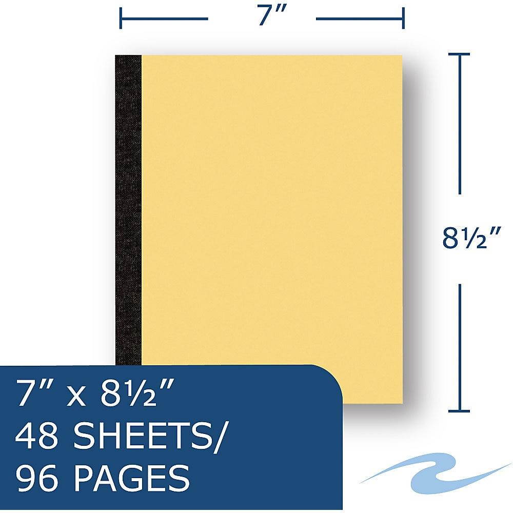Roaring Spring Composition Book Wide Ruled 7"x8-1/2" 48 Sheets Manila Cover