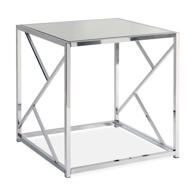 3pc Stella Occasional Table Set Chrome - Picket House Furnishings