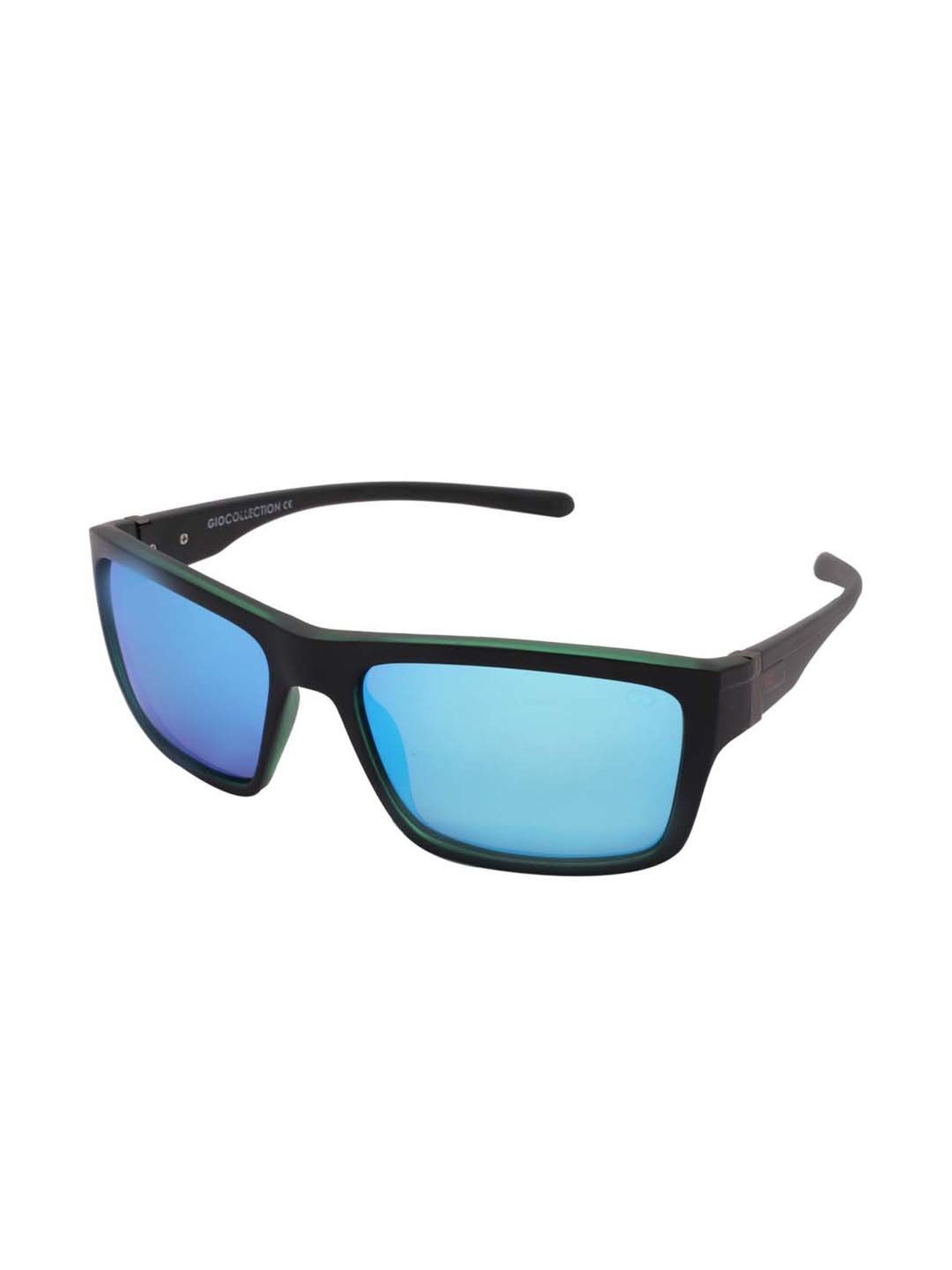Gio Collection G0018C02 Blue Rectangular Sunglasses