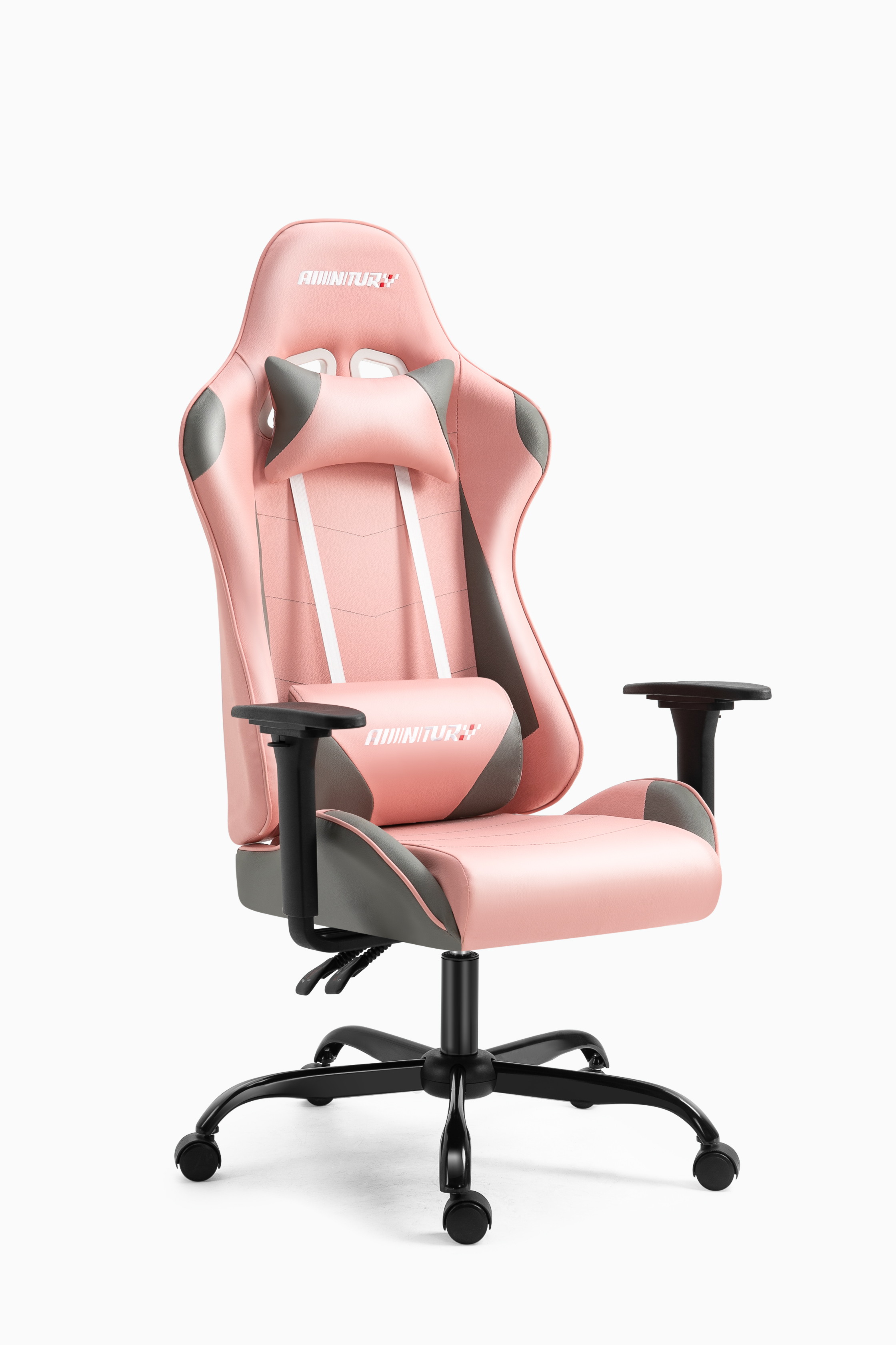 Gaming Chair, Racing Style Computer Desk Chair Padded Armrests Ergonomic Lumbar Support Adjustable Height