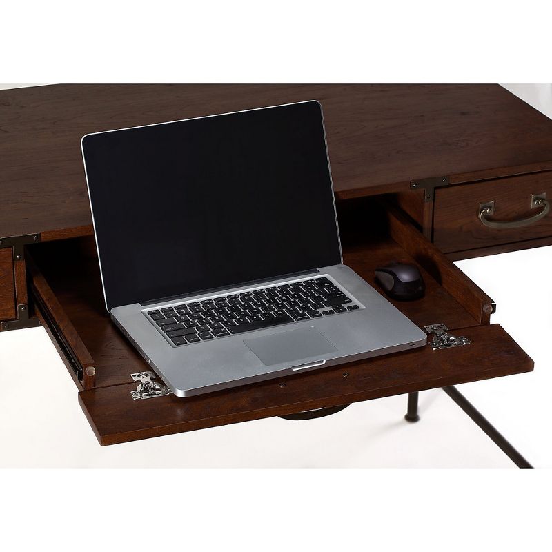 kathy ireland Home by Bush Furniture 48W Writing Desk and 2 Drawer Mobile File Cabinet, Coastal