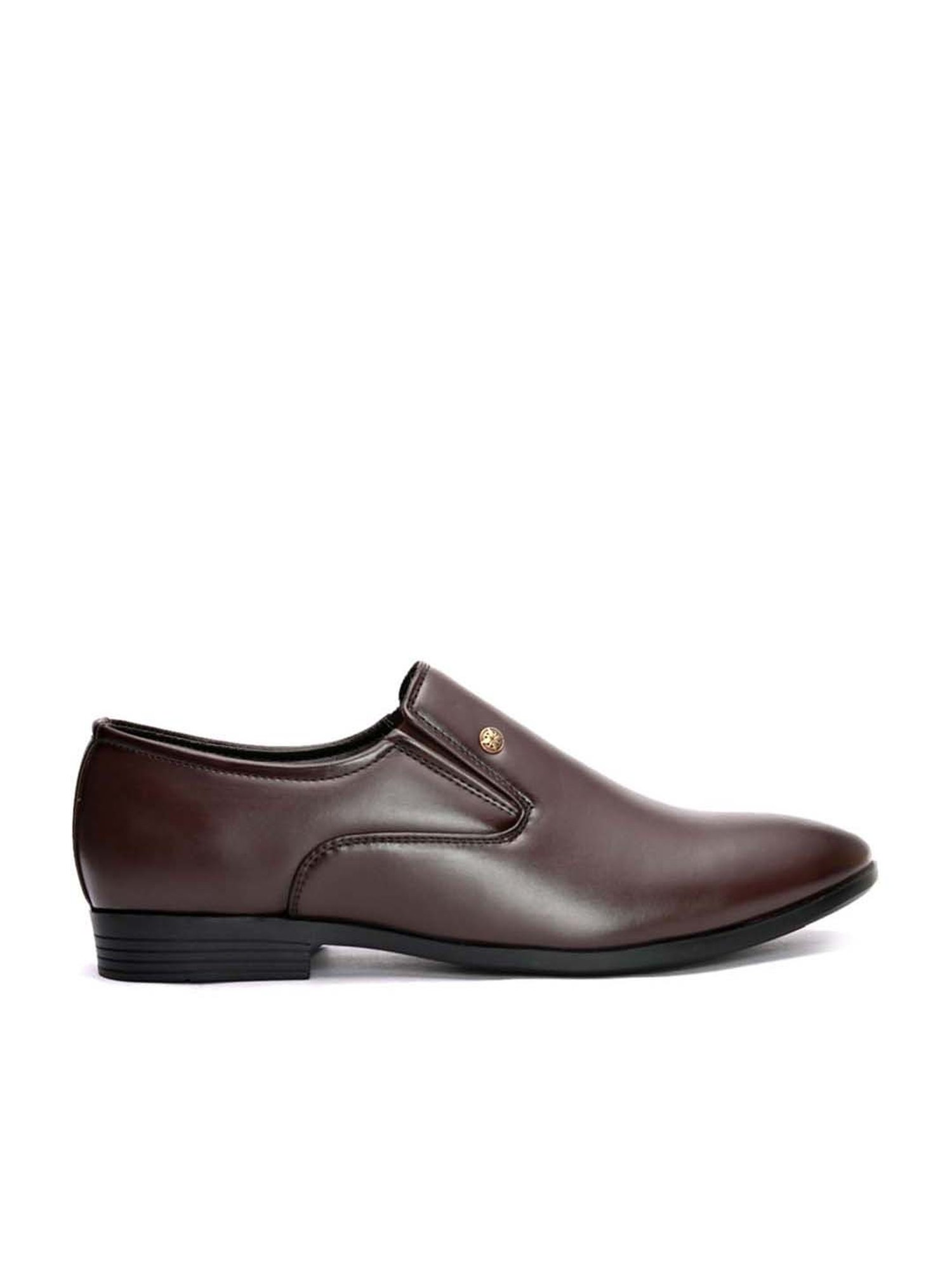Giorgio Men's Brown Formal Slip-Ons