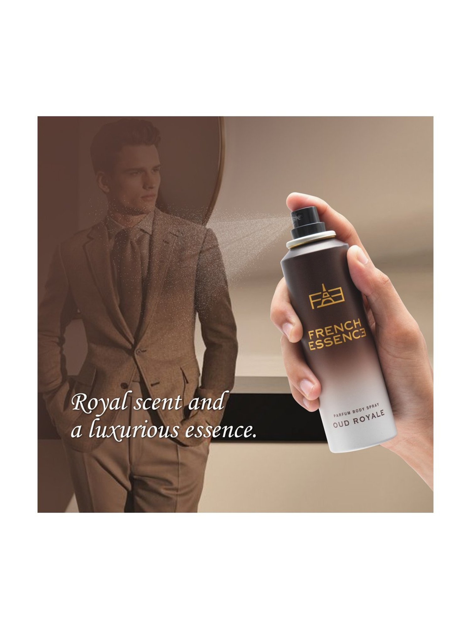 French Essence Oud Royale Parfum Body Spray - 120 ml