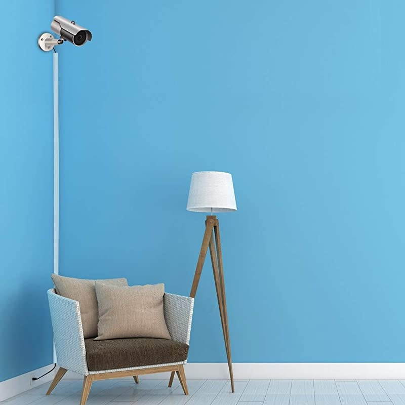 Concealer Cord Cover 1256inch OnWall Raceway Kit Paintable Corner Duct Management Channel for Floor Baseboard Ceiling Wall Corner 8 X L 157quot