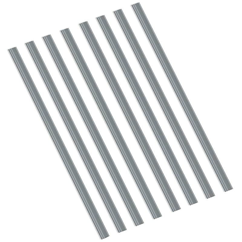 Cord Hider CMC06 Mini OnCable Cover Hide a Cable Concealer for Speaker Wire Ethernet Cable 8X L157in W05in H035in Total 125in Dark Grey