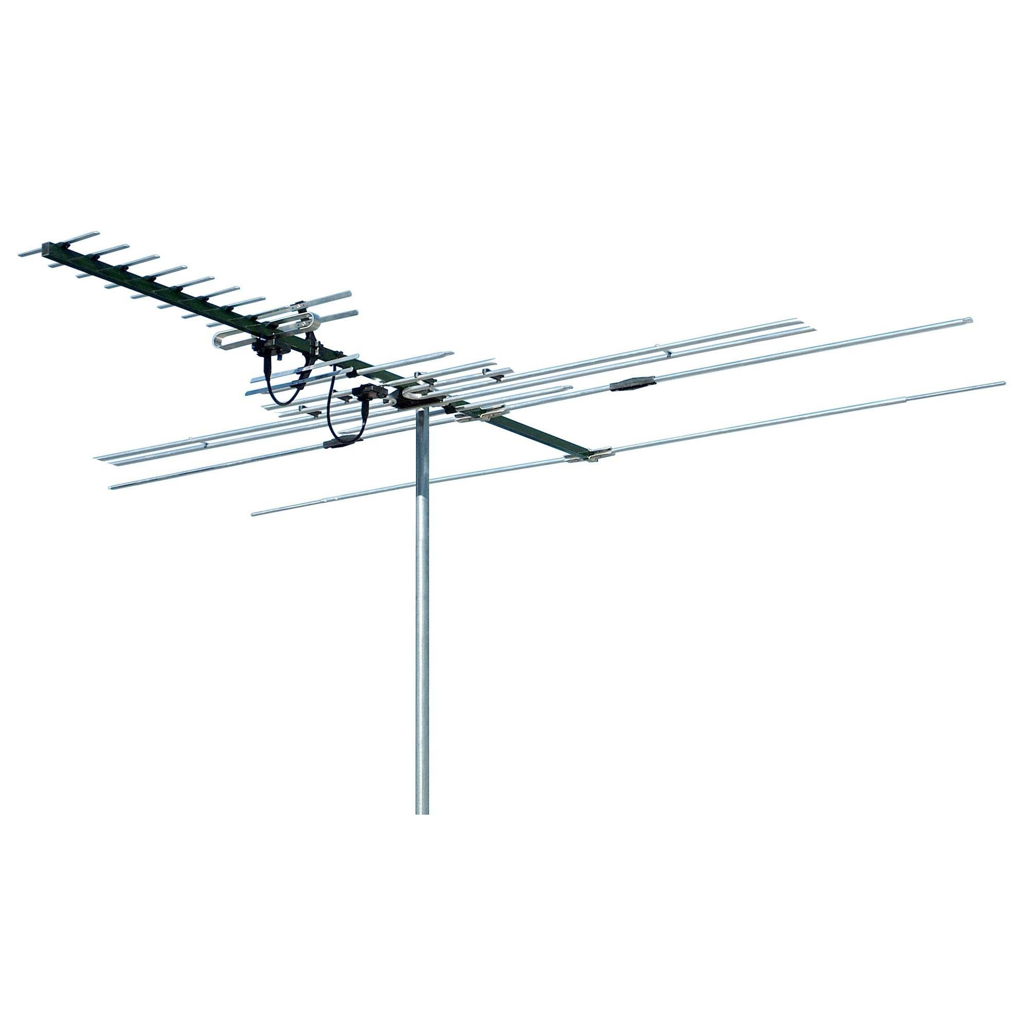 9' Silver Digiwave Super UHF VHF FM Combo Offair Antenna