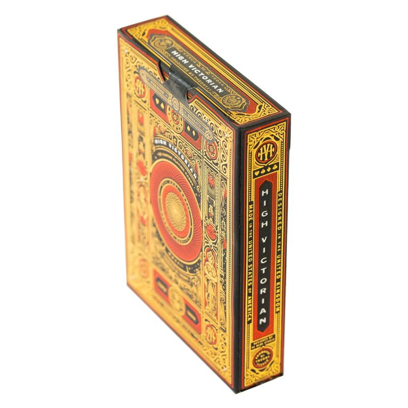 High Victorian Playing Cards Red