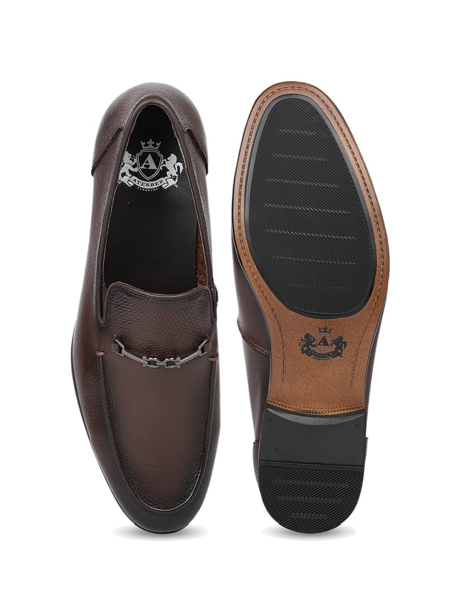 Atesber by Inc.5 Men's Brown Formal Loafers