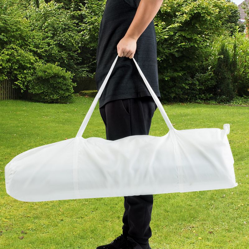 Caravan Canopy Domain 10 x 20 Foot Straight Leg Instant Canopy Tent Set, Black