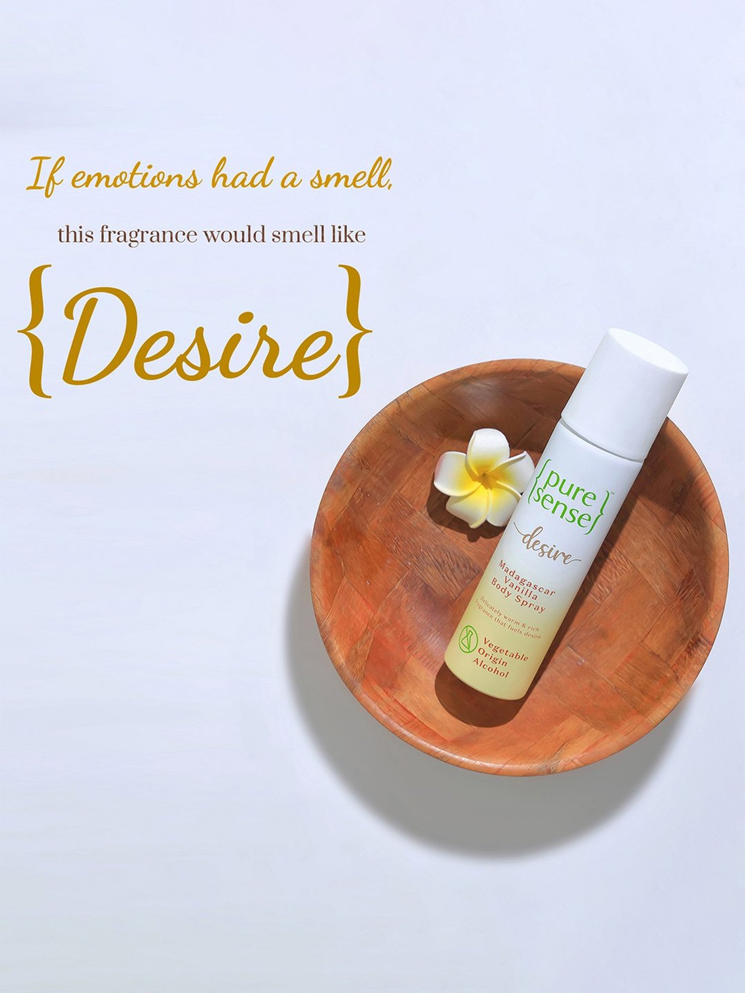 Pure Sense Desire Madagascar Vanilla Body Spray - 150 ml