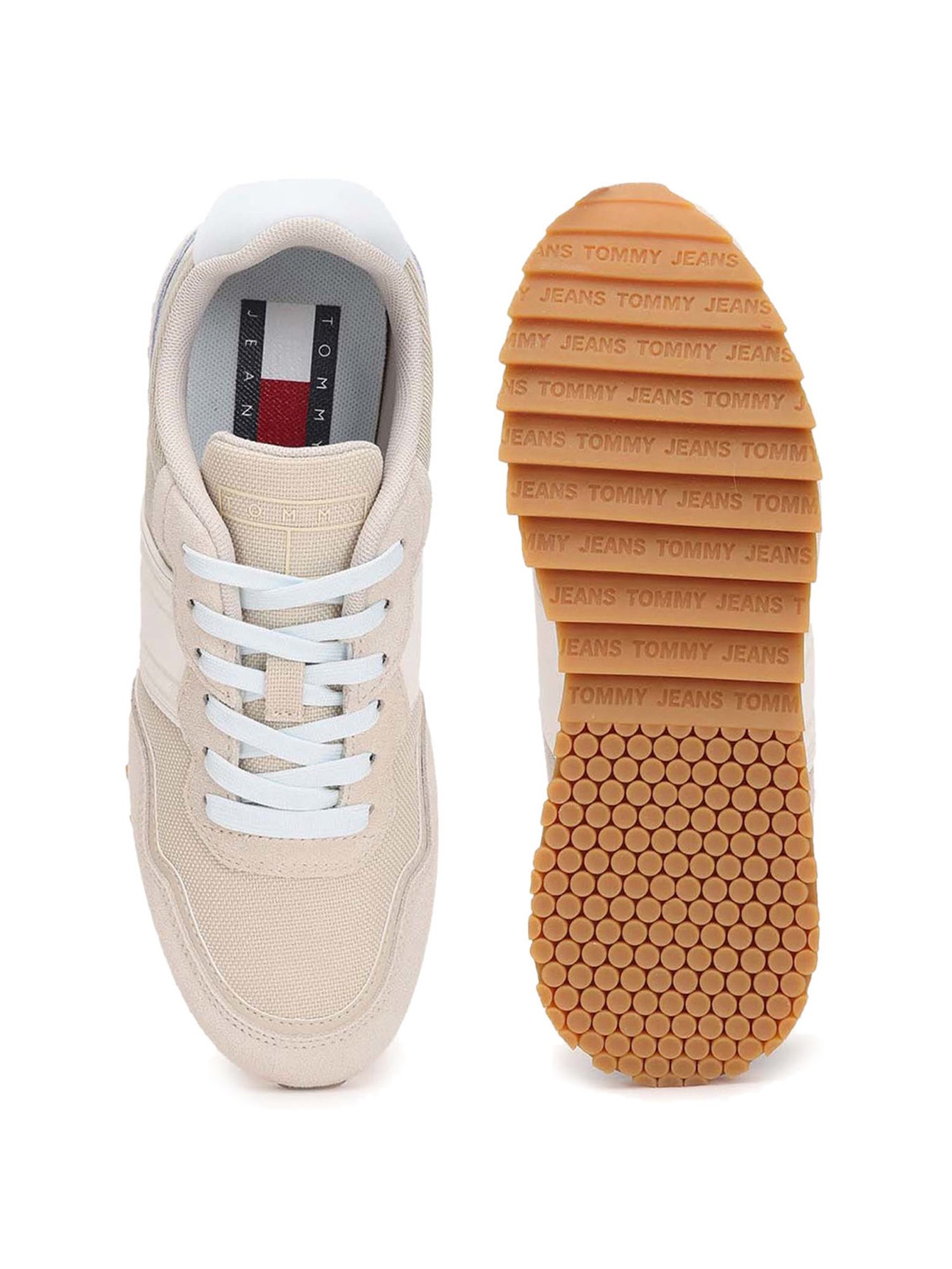 Tommy Hilfiger Women's Beige Casual Sneakers