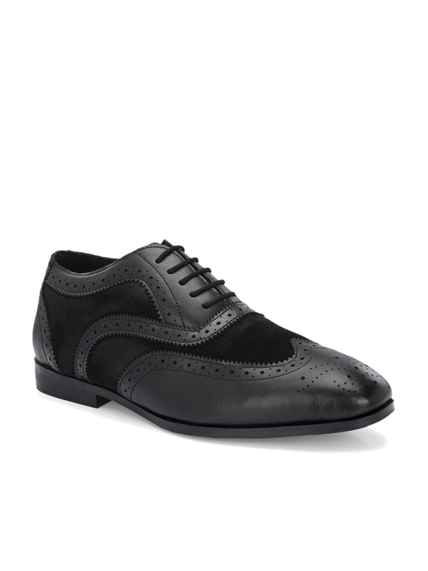 Hoversole Men's Lord Black Brogue Shoes