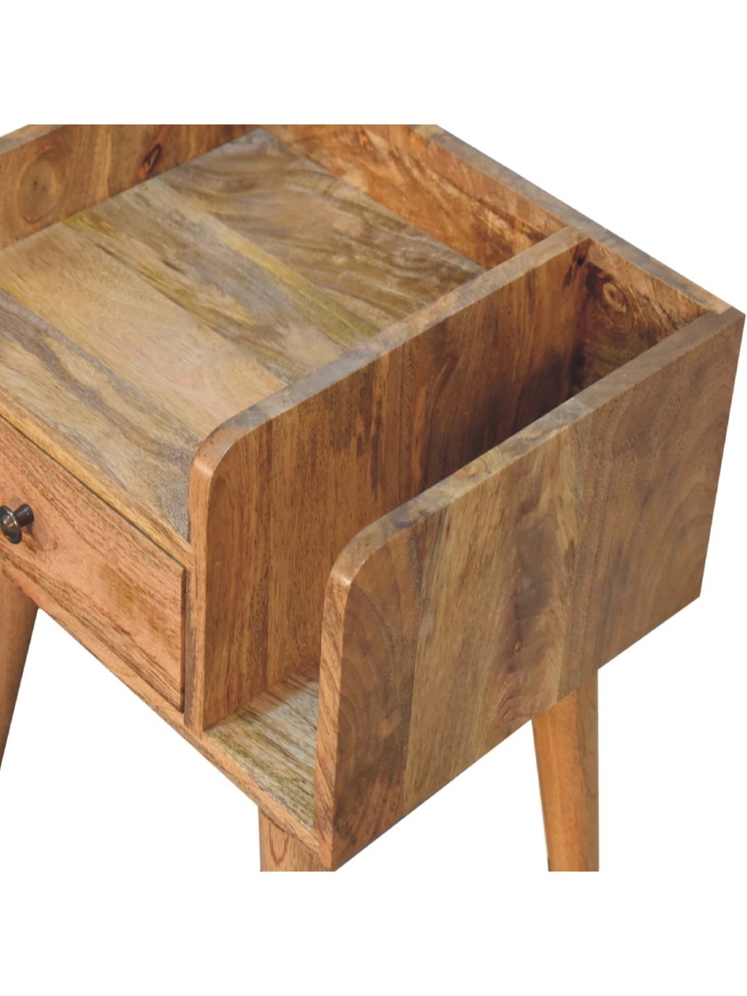 Sleepyhead Ally Teak Brown Sheesham Wood Bedside Table