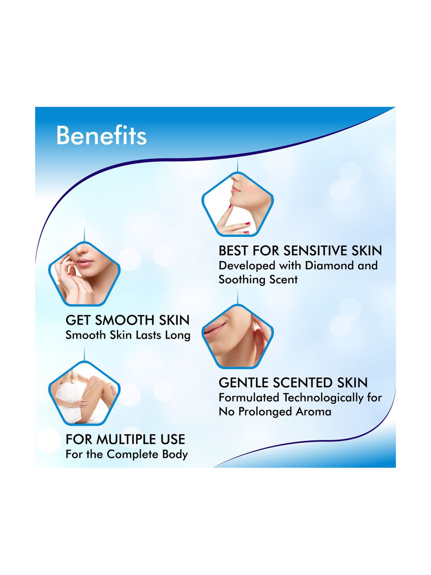 Aryanveda Diamond Hair Removal Cream (Pack of 4)