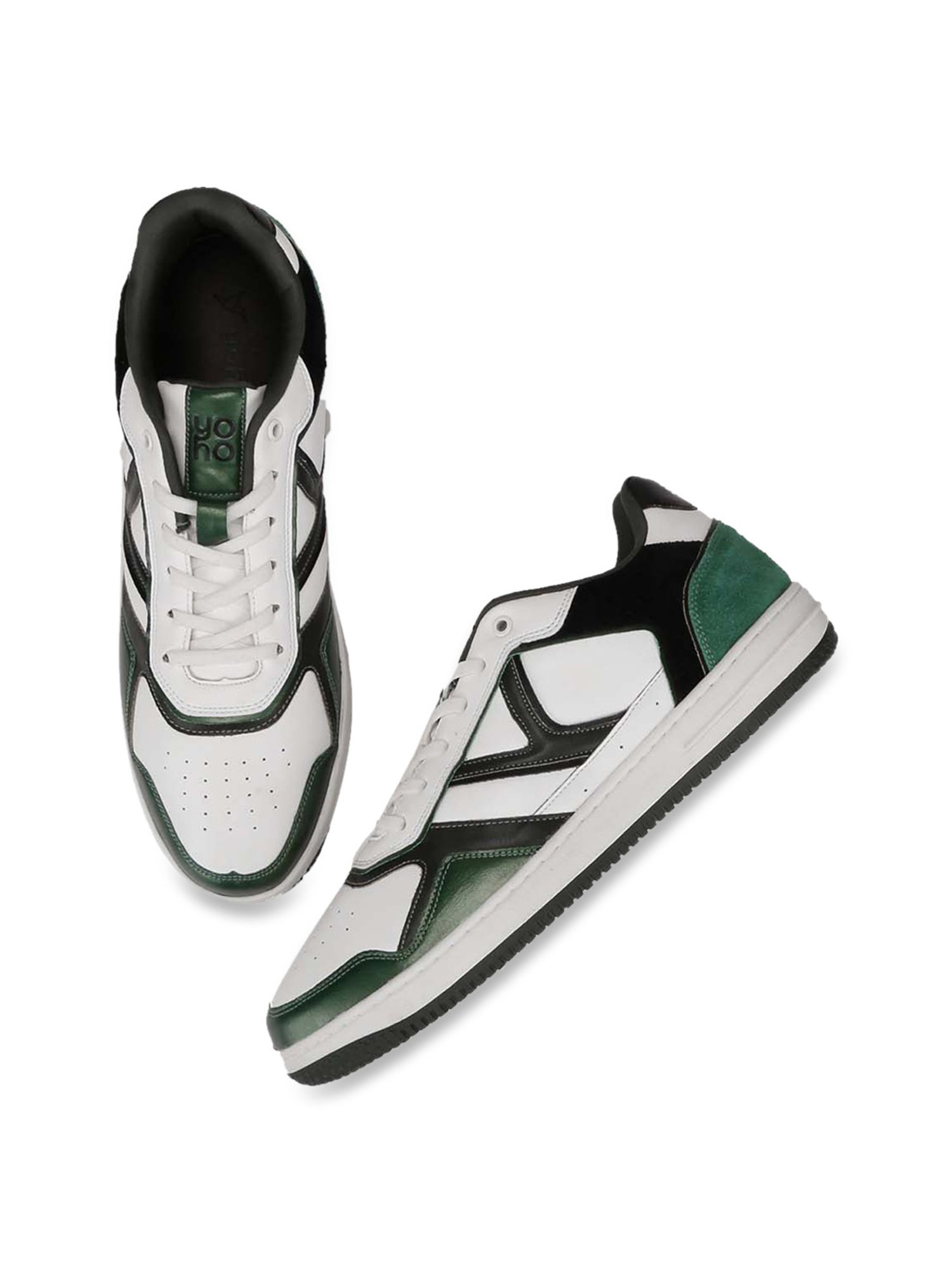 Yoho Men's Green Casual Sneakers