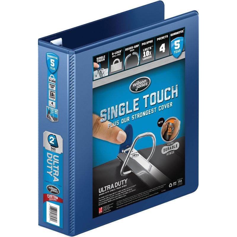 ACCO Brands Corporation D-Ring View Binder UD 2" Navy 86644295