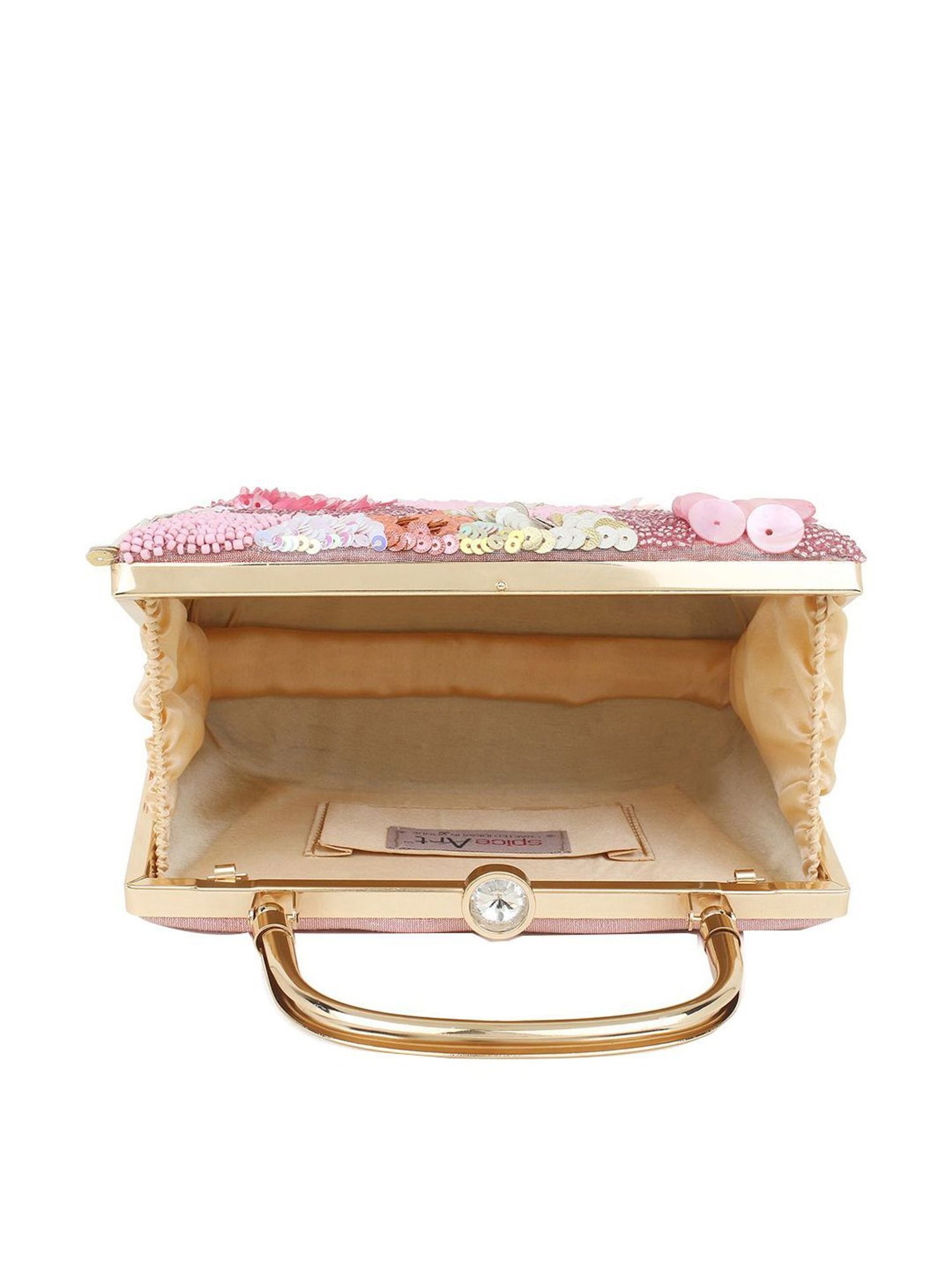 Spice Art Pink Clutch