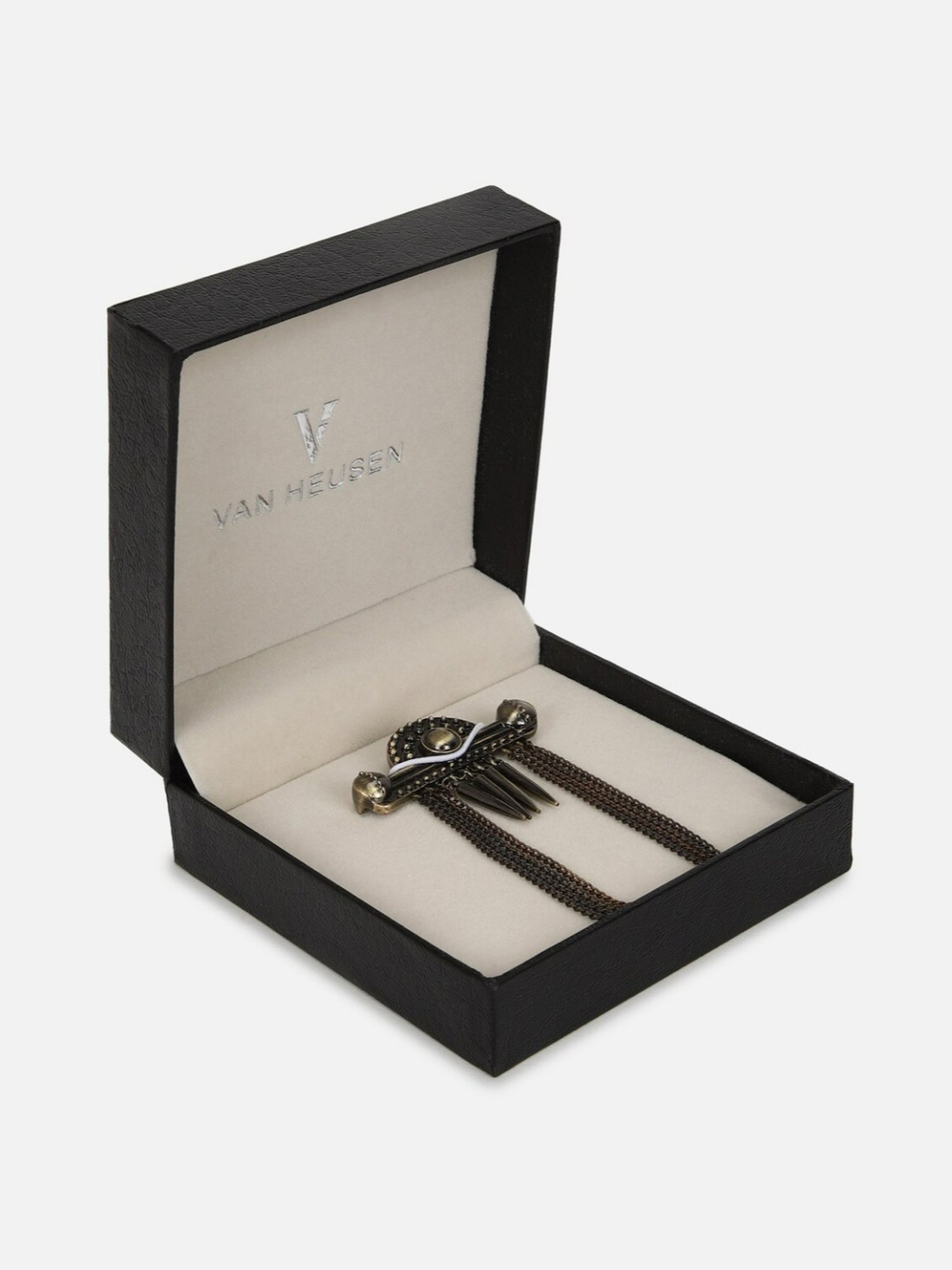 Van Heusen Brown Lapel Pin