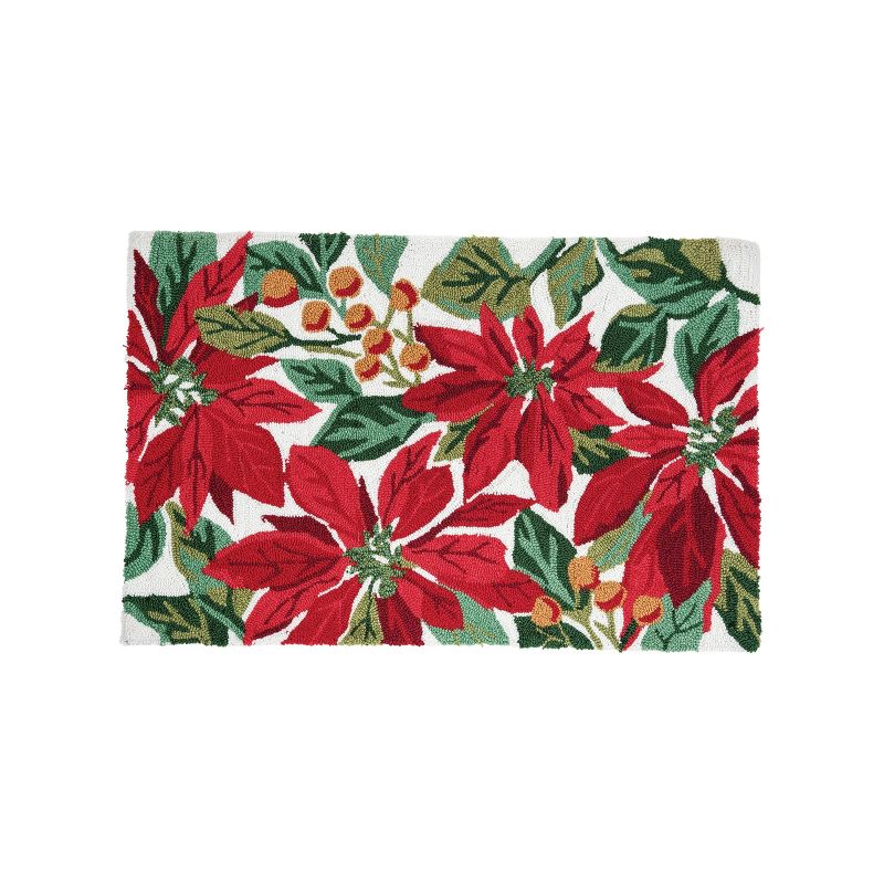 2'2"X4' Jacquard Woven Accent Rugs Pewter/Dark Green - Weave & Wander