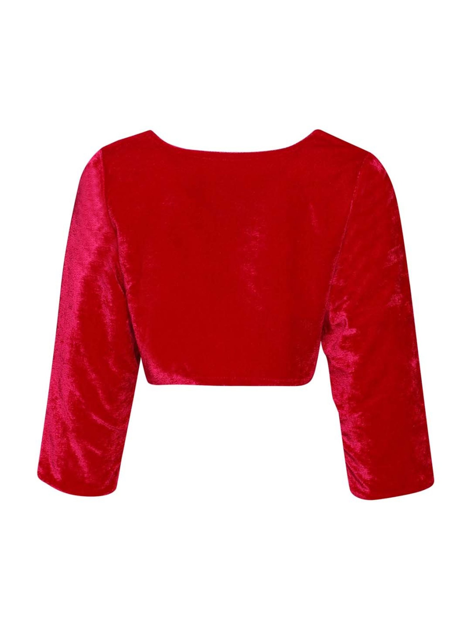 A Little Fable Kids Pink Regular Fit Shrug