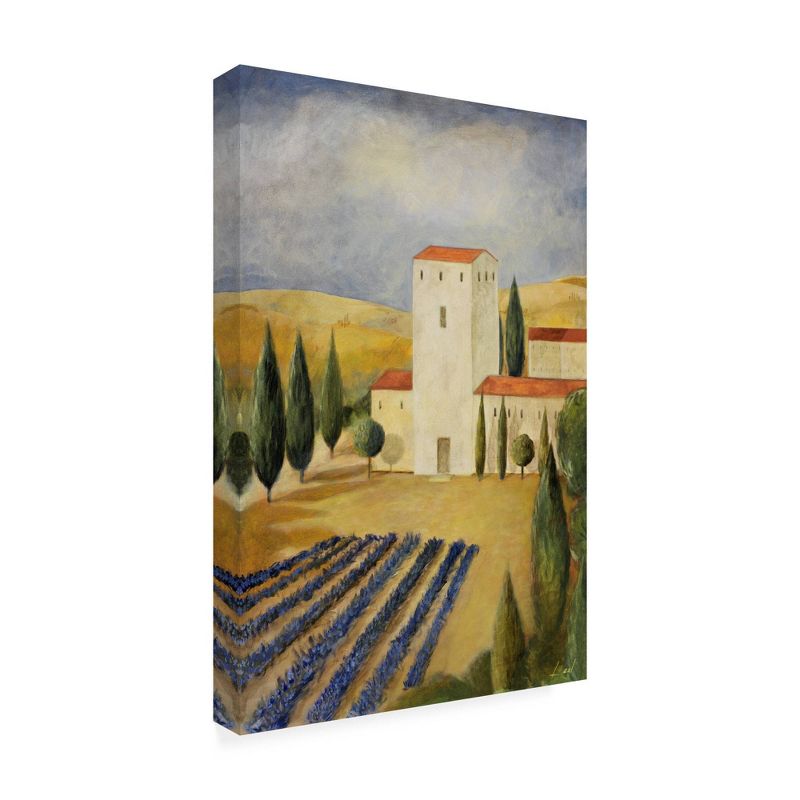 12" x 19" Tuscan Farm 1 by Pablo Esteban - Trademark Fine Art