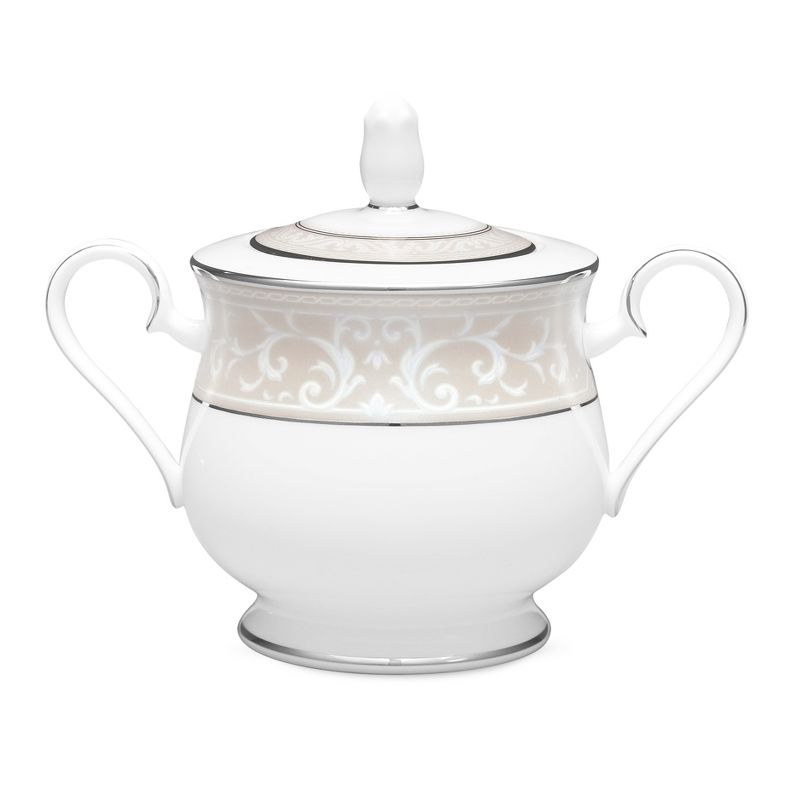 Noritake Montvale Platinum Sugar with Cover