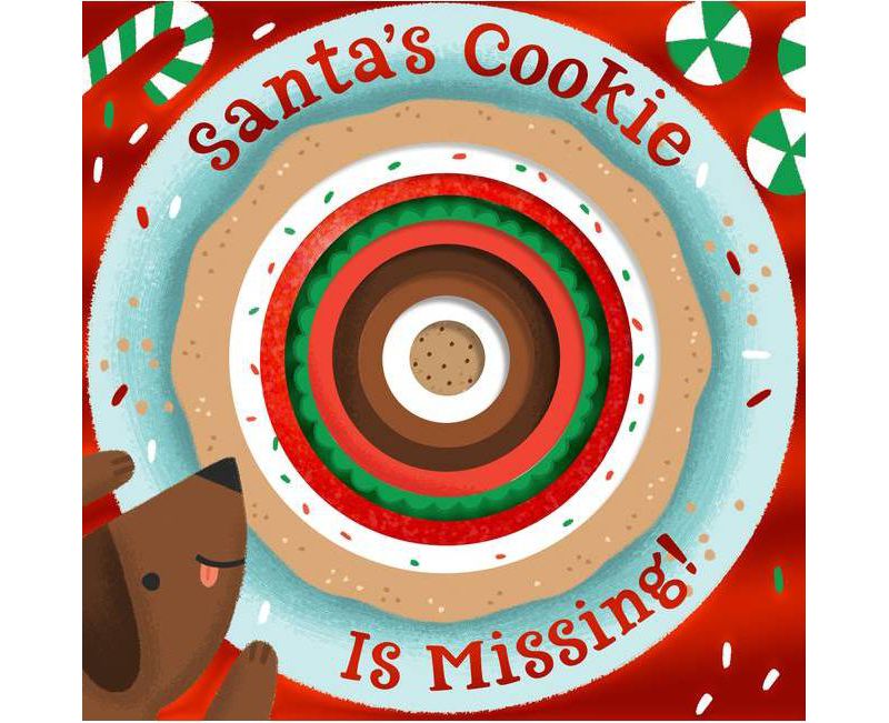 Santa's Cookie Is Missing! (Board Book with Die-Cut Reveals) - by Houghton Mifflin Harcourt