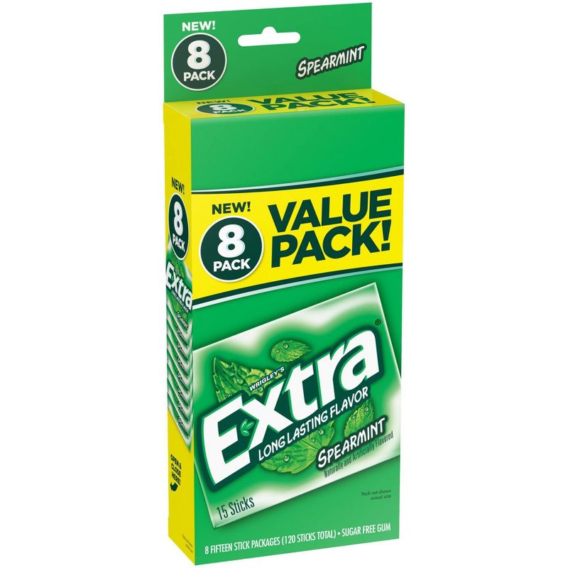 Extra Spearmint Sugar-Free Gum Value Pack - 120ct