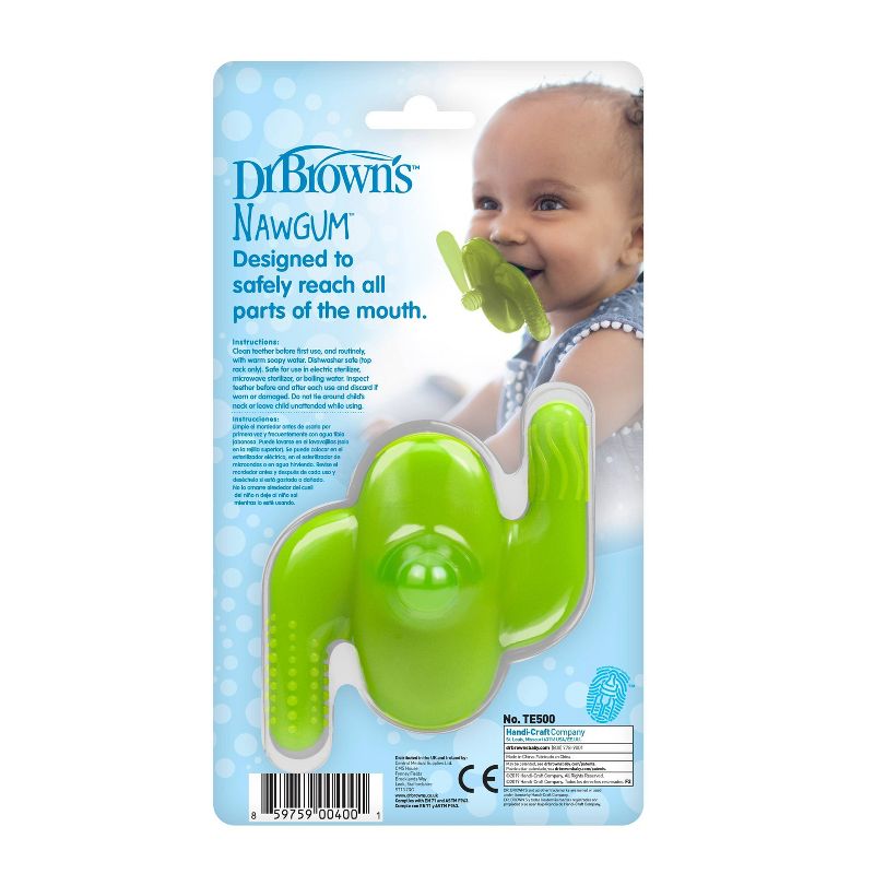 Dr. Brown's Nawgum 3-in-1 Textured Silicone Teether