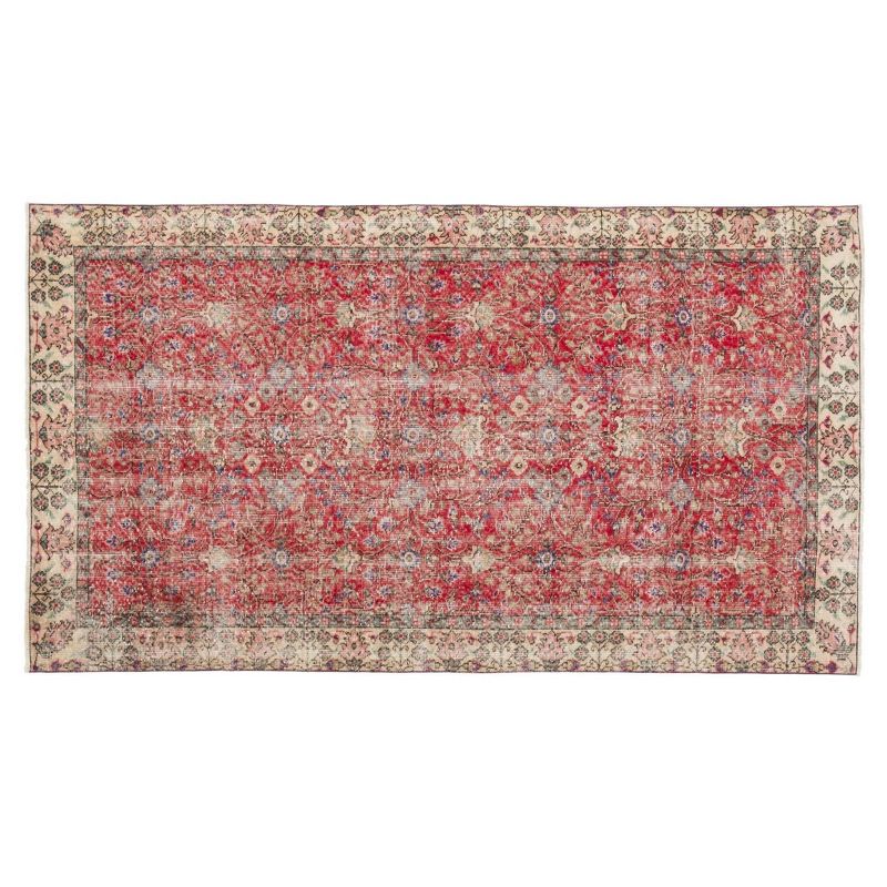 5'4"x9'4" Vintage One-of-a-Kind Marbod Rug Red - Revival Rugs