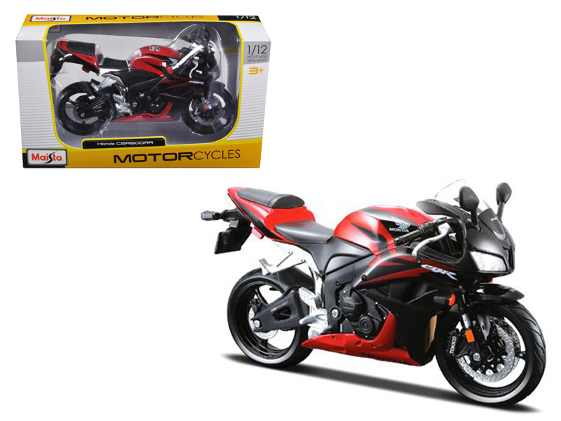Honda CBR1000RR-R Fireblade SP Red with White and Blue Graphics with Stand 1/12 Diecast Motorcycle Model by Maisto