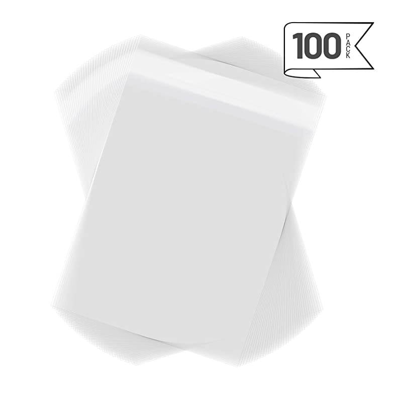 100 5 1/4 X 7 1/8 Clear Bags for 5x7 Photo Mats