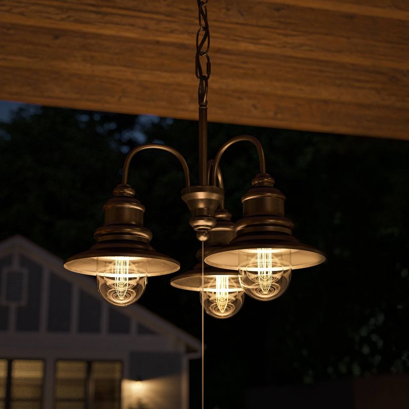 Bel Air Lighting Outdoor Hanging Pendant Black