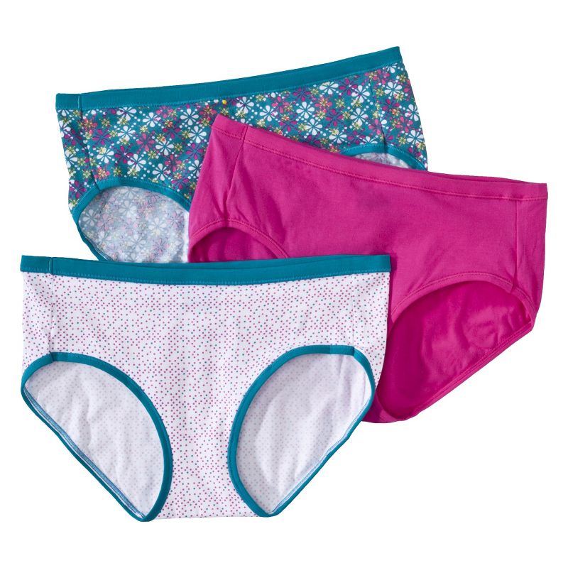 Hanes Women's ComfortSoft 3pk Waistband Cotton Hipster Underwear ET41AS (Colors May Vary) - 4