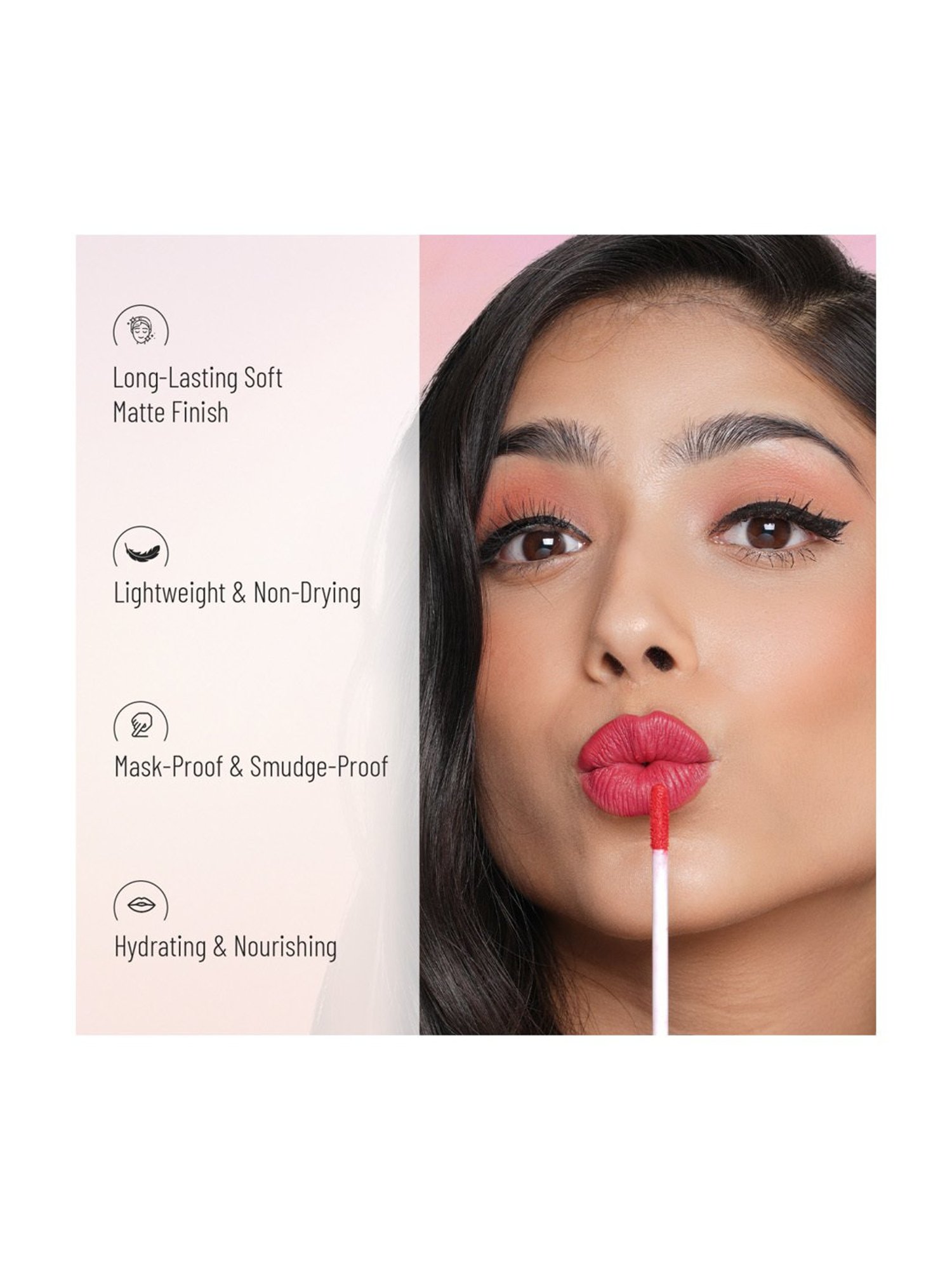 SWISS BEAUTY Soft Matte Liquid Lipstick Big Berry - 6 ml