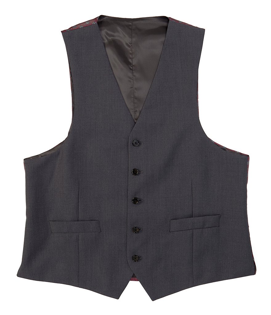 Perry Ellis Solid Suit Separates Vest