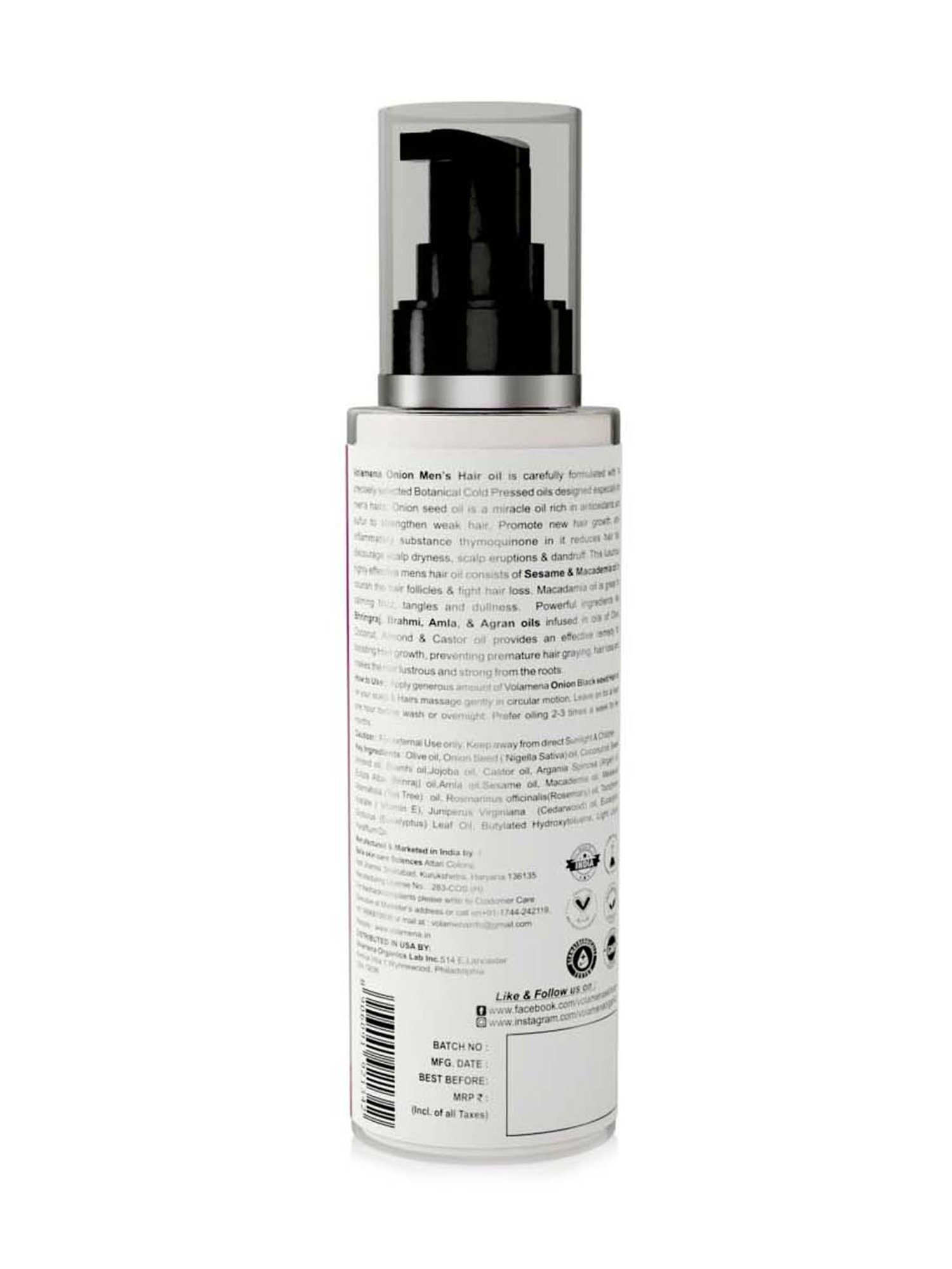 Cosmetofood Skinergy Bhring Amla Oil - 200 ml