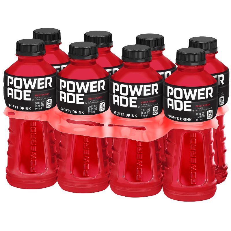 POWERADE Fruit Punch Sports Drink - 8pk/20 fl oz Bottles