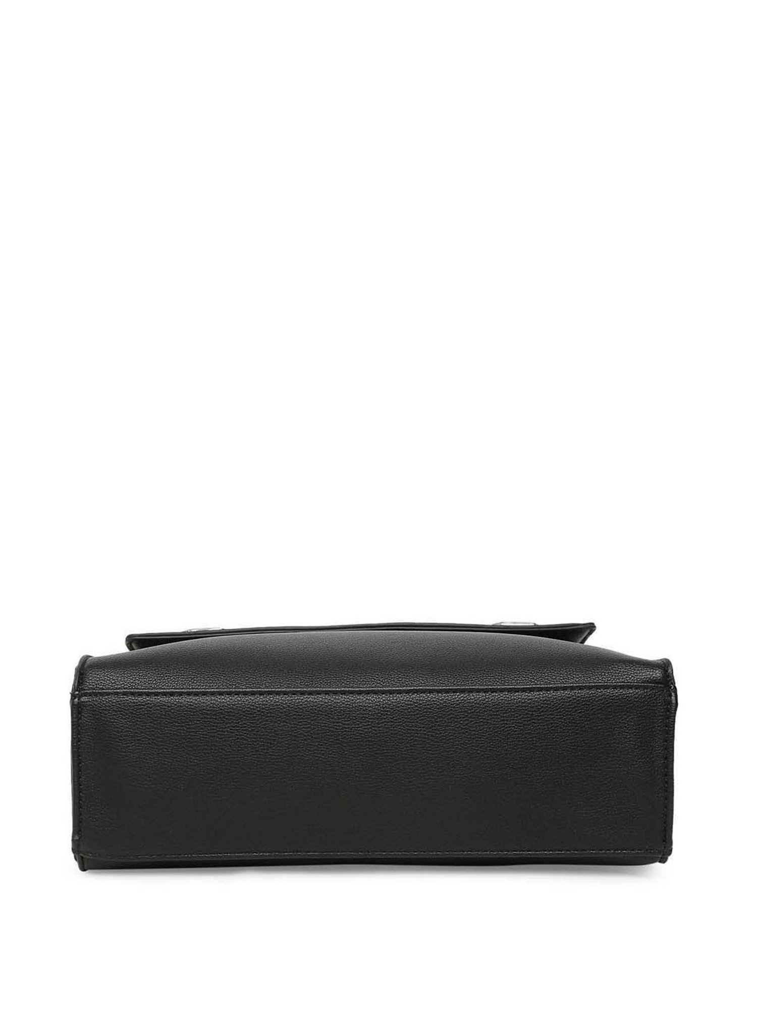 Marina Galanti Black Embellished Medium Satchel Handbag