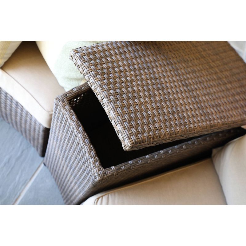 Cyprus Brown 8pc Sectional with Sunbrella - Canopy Home and Garden