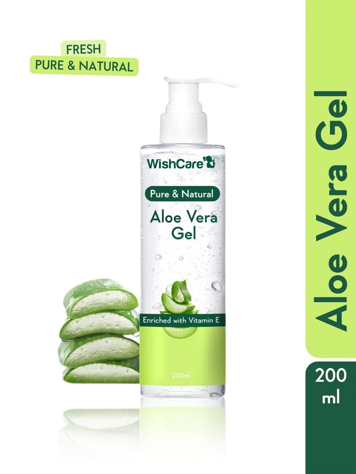 Wishcare Pure & Natural Aloe Vera Gel - 200 ml