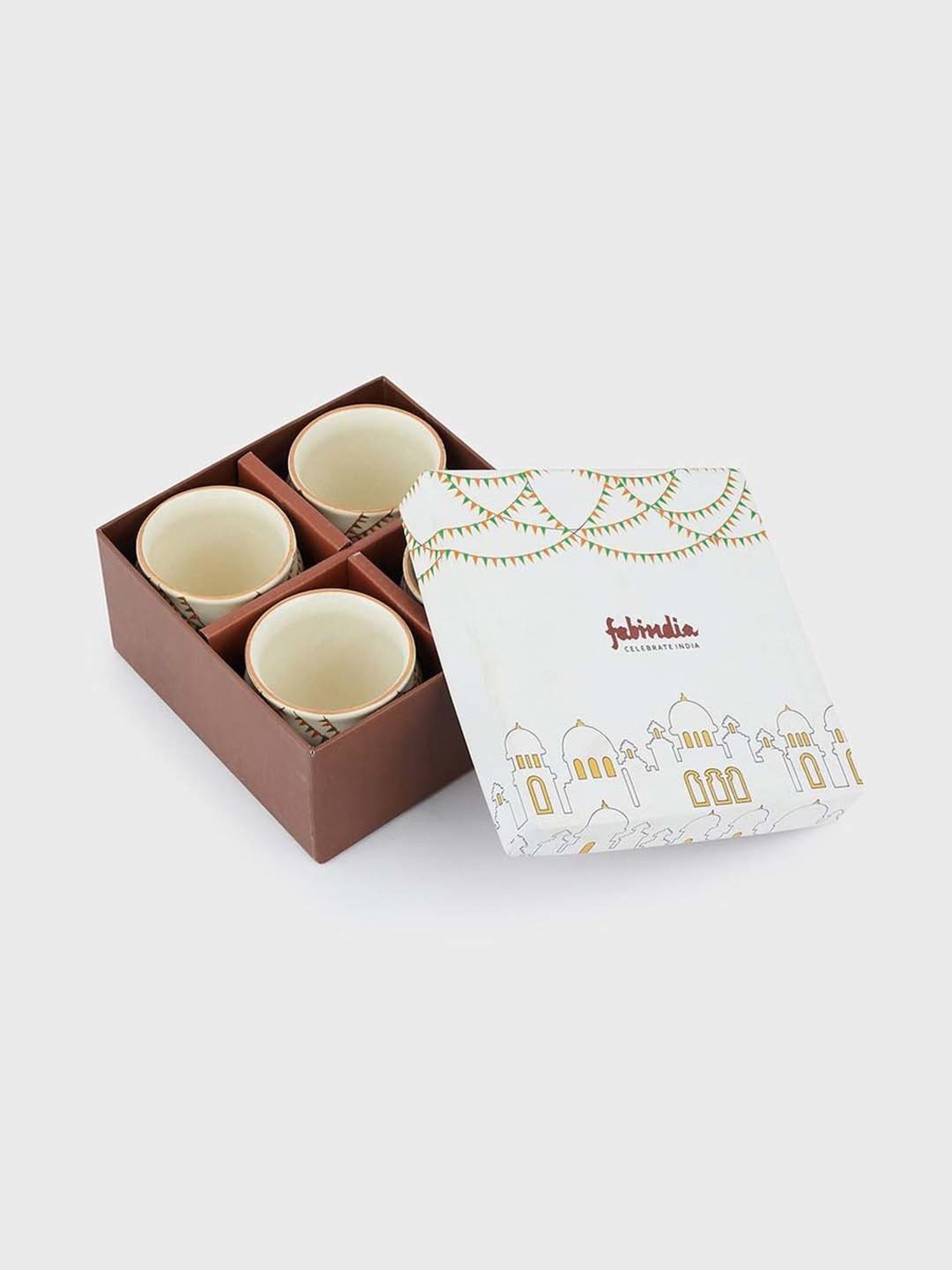 Cello White Opalware Cup (0.18 L) - Set of 6