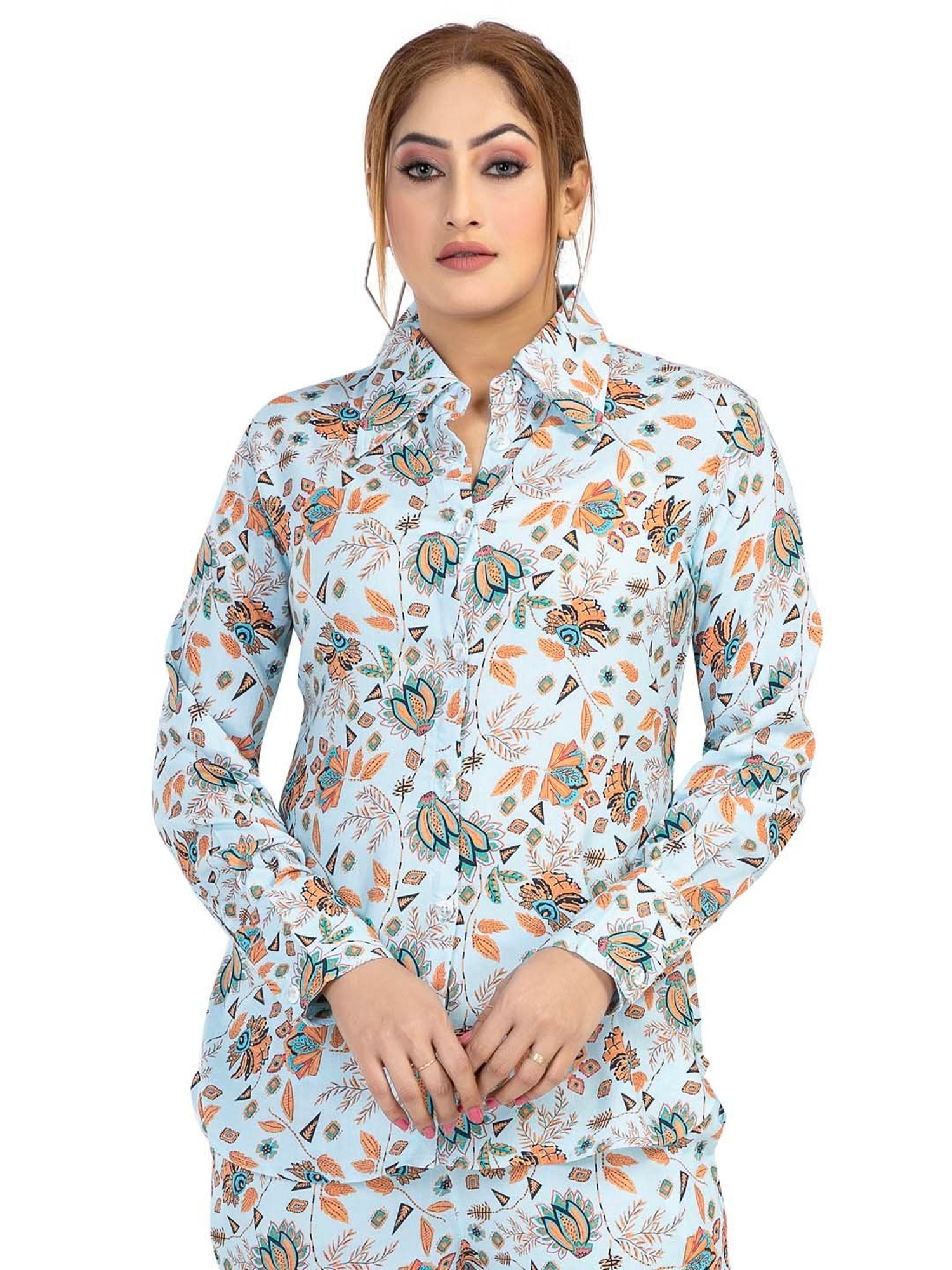 Nino Bambino Multicolor Printed Shirt With Pants