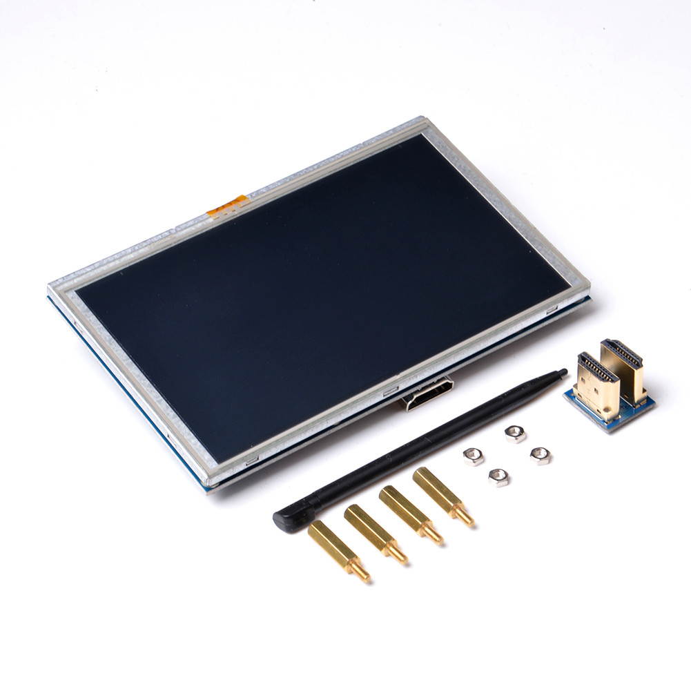 5 Inch 800 x 480 HDMI TFT LCD Touch Screen For Raspberry PI 3 Model B/2 Model B / B+ / A+ / B
