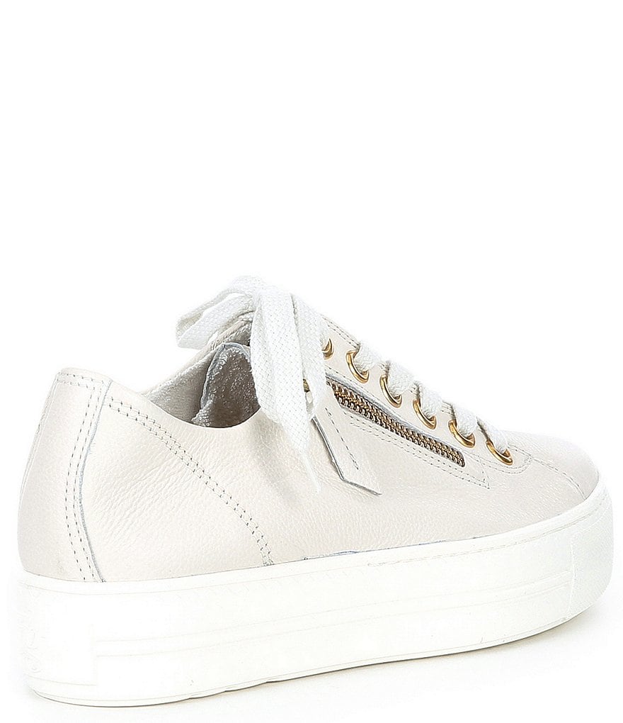Paul Green Harper Side Zip Lace-Up Sneakers